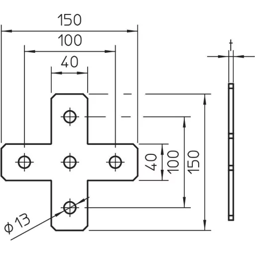 OBO Bettermann 1124657 Összekötő elem Fémes 10 db