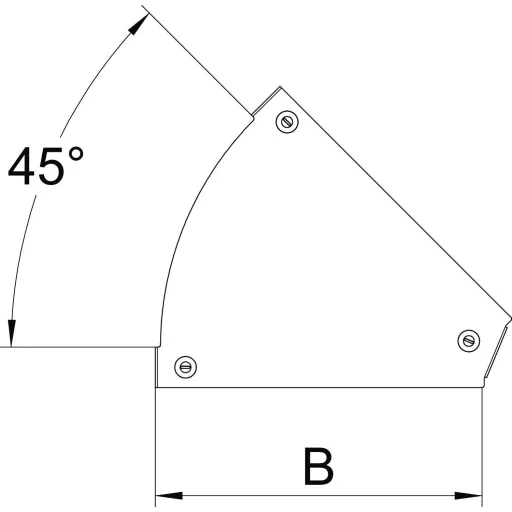 OBO Bettermann 7138410 Ív Fémes 1 db