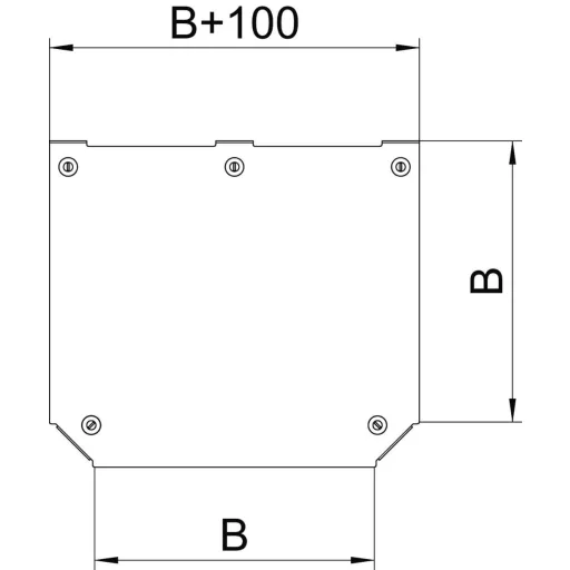 OBO Bettermann 7138802 T-darab Fémes 1 db