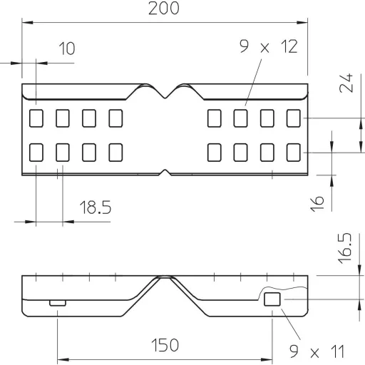 OBO Bettermann 6208895 Összekötő elem Fémes 10 db