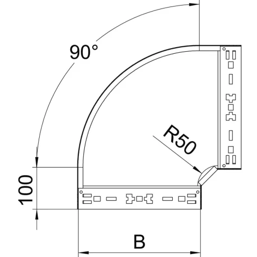 OBO Bettermann 6041844 Ív (Sz x Ma) 300 mm x 110 mm 1 db