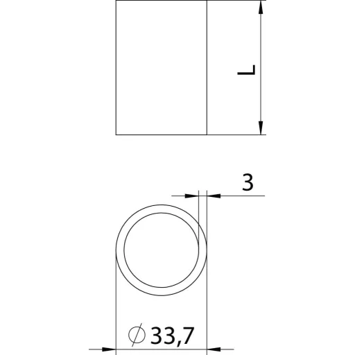 OBO Bettermann 7205907 Távtartó (Ø x H) 33.7 mm x 120 mm 12 db