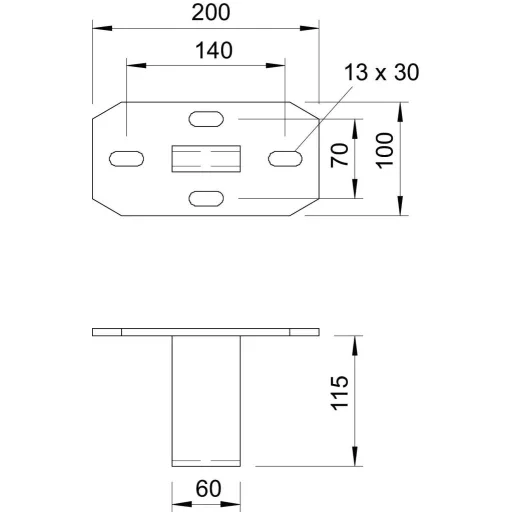 OBO Bettermann 6349102 Fejlemez Fémes 1 db