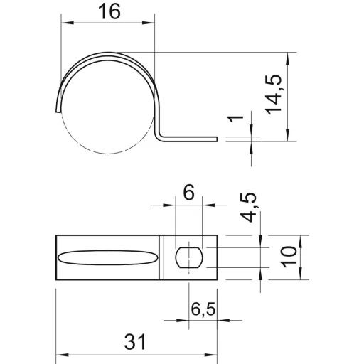 OBO Bettermann 1003178 Csőbilincs Fémes 100 db