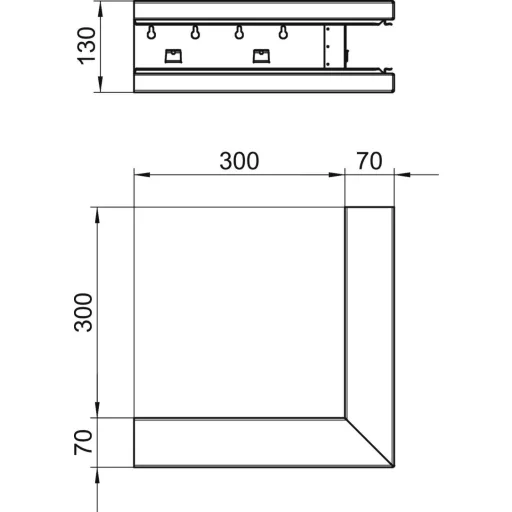 OBO Bettermann 6277210 Szerelési tartozék (Sz x Ma) 130 mm x 70 mm 1 db