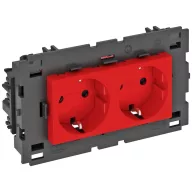   OBO Bettermann 6120438 Készülék betét Csatlakozó aljzat (Sz x Ma x Mé) 131 x 76 x 42 mm 1 db Piros