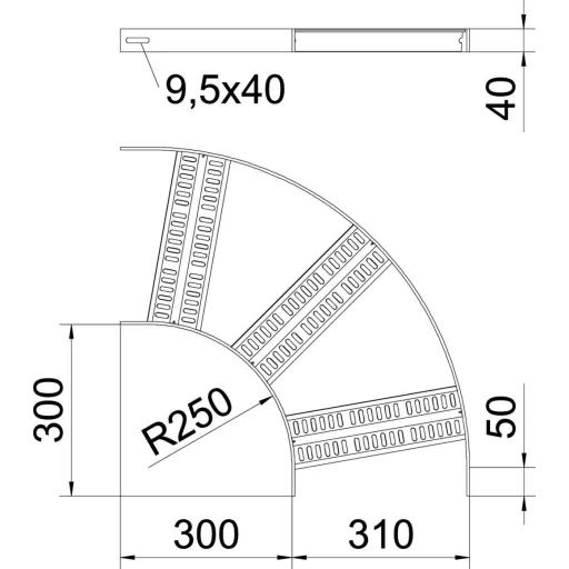 OBO Bettermann 7099004 Ív Fémes 1 db