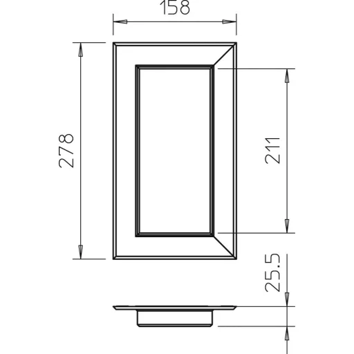 OBO Bettermann 6279050 Szerelési tartozék (Sz x Mé) 278 mm x 158 mm 1 db Tiszta fehér