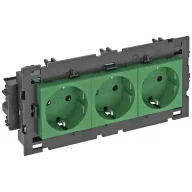   OBO Bettermann 6120456 Készülék betét Csatlakozó aljzat (Sz x Ma x Mé) 176 x 76 x 42 mm 1 db Zöld