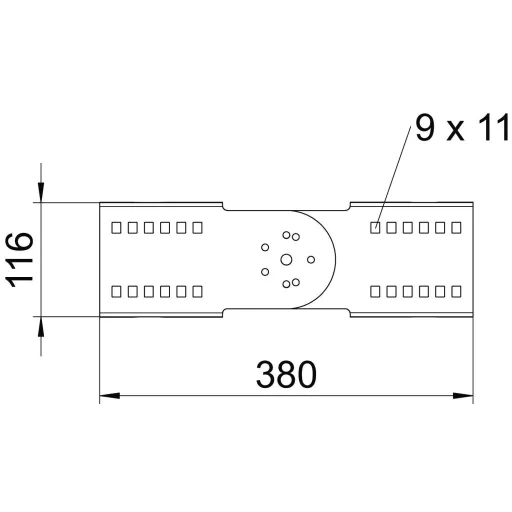 OBO Bettermann 6091334 Összekötő elem Fémes 2 db