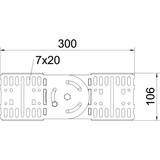 OBO Bettermann 7082436 Összekötő elem Fémes 10 db