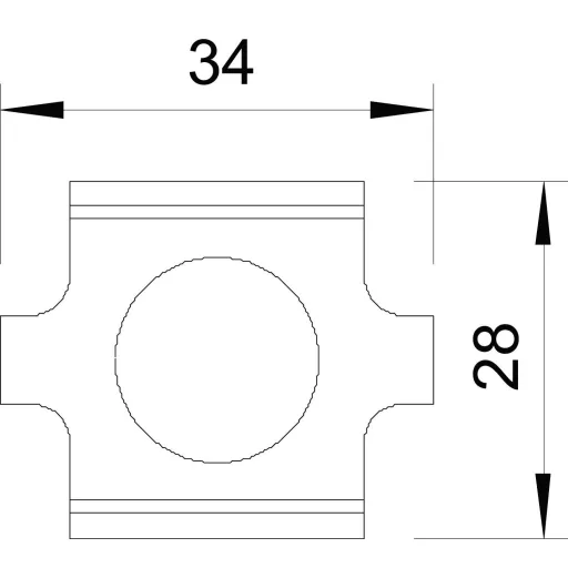 OBO Bettermann 6016596 Összekötő elem Fémes 20 db