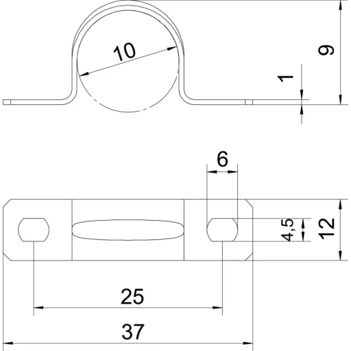 OBO Bettermann 1018108 Csőbilincs Fémes 100 db