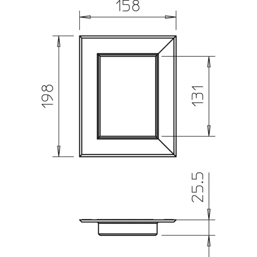 OBO Bettermann 6279030 Szerelési tartozék (Sz x Mé) 198 mm x 158 mm 1 db Tiszta fehér