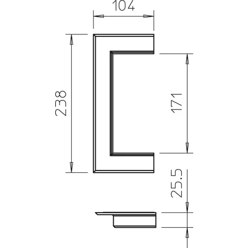 OBO Bettermann 6274830 Szerelési tartozék (Sz x Mé) 238 mm x 104 mm 1 db Tiszta fehér