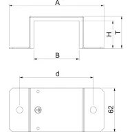 OBO Bettermann 7216633 Összekötő elem Fémes 1 db