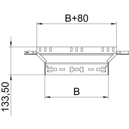 OBO Bettermann 6041257 Ráépíthető elágaztató Fémes 1 db
