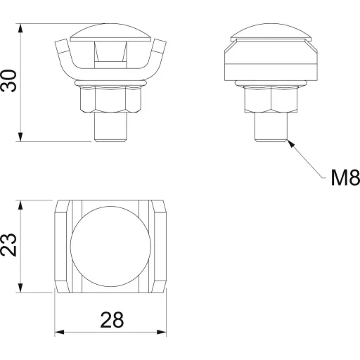 OBO Bettermann 6016574 Összekötő elem Fémes 20 db