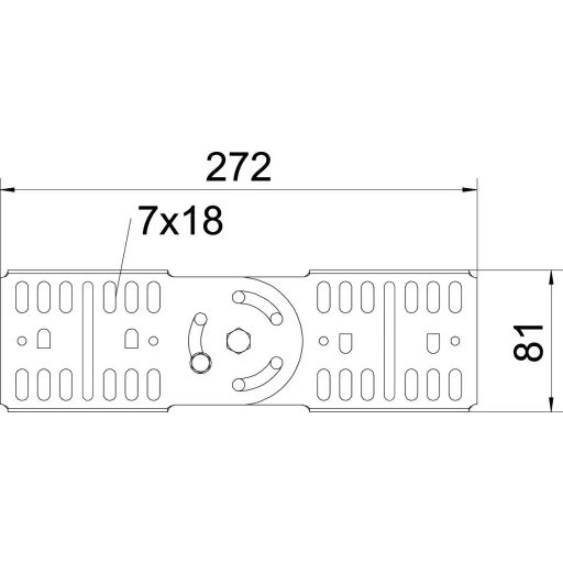 OBO Bettermann 7082320 Összekötő elem Fémes 1 db