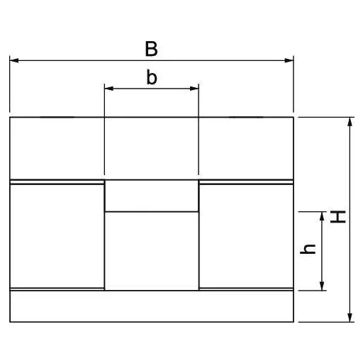 OBO Bettermann 7215210 Tűzvédő csatorna (H x Sz x Ma) 1000 x 180 x 130 mm Szürke 1 db