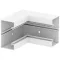 OBO Bettermann 6114260 Szerelési tartozék (Sz x Mé) 130 mm x 70 mm 1 db Tiszta fehér