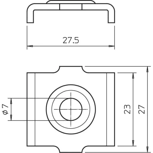 OBO Bettermann 6016676 szorítóidom Fémes 20 db