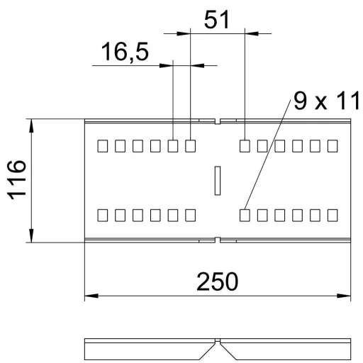 OBO Bettermann 6091377 Összekötő elem Fémes 2 db