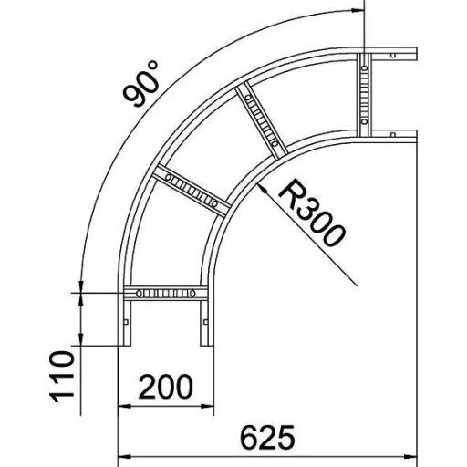 OBO Bettermann 6225042 Ív Fémes 1 db