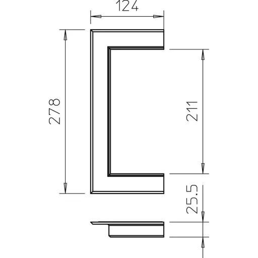 OBO Bettermann 6274940 Szerelési tartozék (Sz x Mé) 278 mm x 124 mm 1 db Tiszta fehér