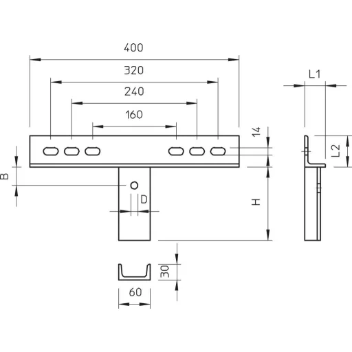 OBO Bettermann 6346715 Adapter Fémes 1 db