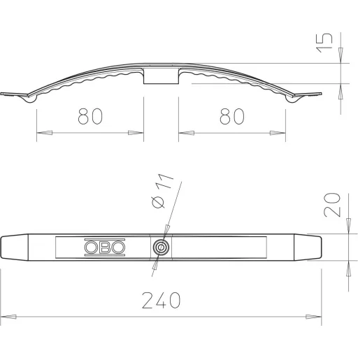 OBO Bettermann 2205053 Kábelcsíptető 25 db