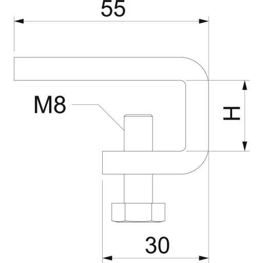 OBO Bettermann 6003850 szorítóidom Fémes 10 db