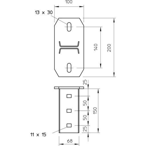 OBO Bettermann 6347061 Fejlemez Fémes 1 db
