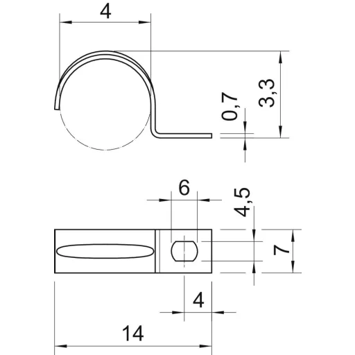 OBO Bettermann 1003046 Csőbilincs Fémes 100 db