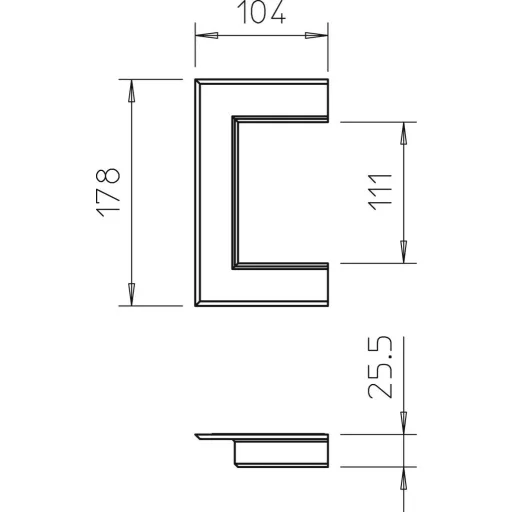 OBO Bettermann 6278800 Szerelési tartozék (Sz x Mé) 178 mm x 138 mm 1 db Tiszta fehér