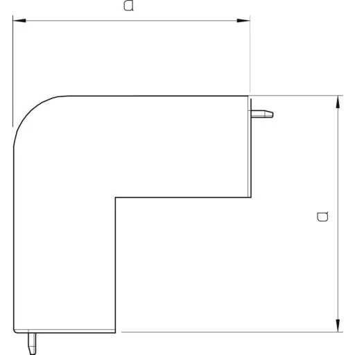 OBO Bettermann 6192394 Szerelési tartozék (Sz x Ma) 230 mm x 60 mm Tiszta fehér 2 db