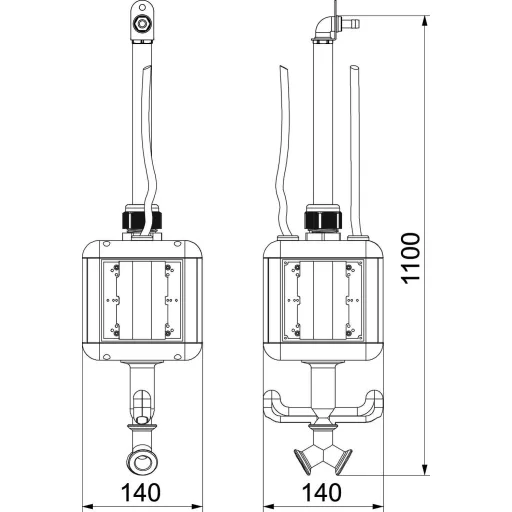 OBO Bettermann 6109810 Custom modul Fekete 1 db