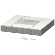   OBO Bettermann 7215250 Végdarab (Sz x Ma) 120 mm x 95 mm Szürke 1 db