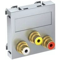   OBO Bettermann 6105192 Borítás Multimédia tartó (Sz x Ma x Mé) 45 x 45 x 9 mm 1 db Alumínium