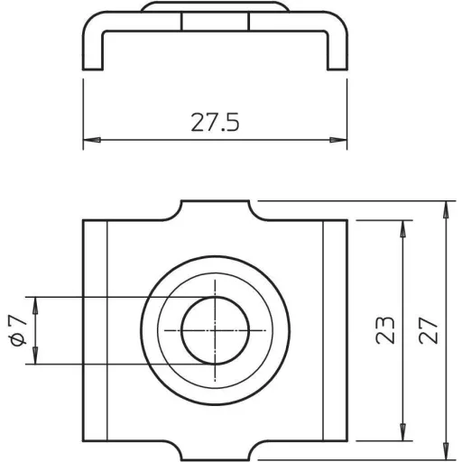 OBO Bettermann 6016674 Szorító karom Fémes 20 db