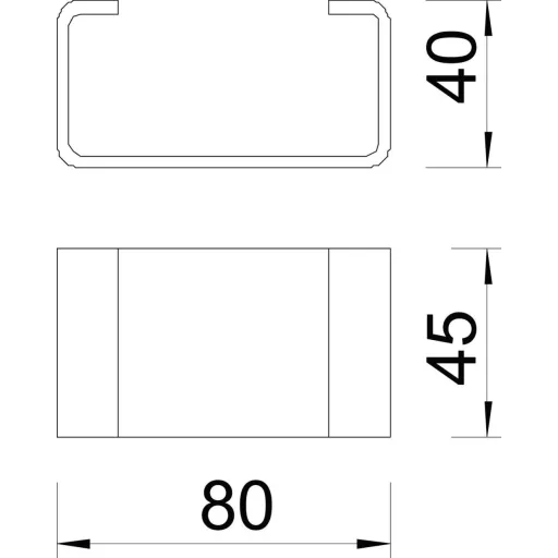 OBO Bettermann 6416462 Távtartó Fémes 10 db