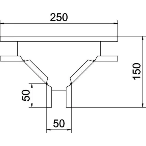 OBO Bettermann 6074912 T-darab (Sz x Ma) 50 mm x 50 mm Fémes 1 db