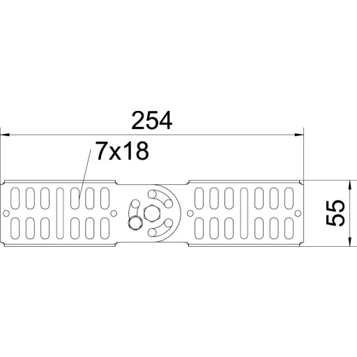 OBO Bettermann 7082265 Csuklós összekötő Fémes 10 db