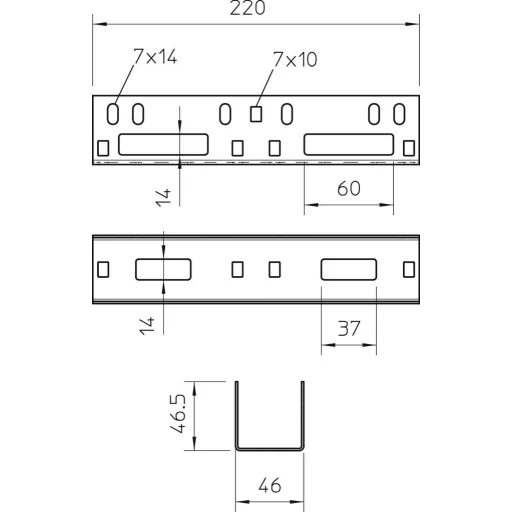 OBO Bettermann 6066629 Összekötő elem Fémes 25 db