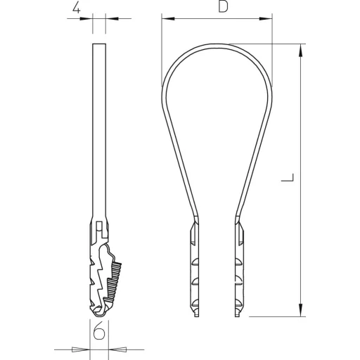 OBO Bettermann 2148846 Szorítóbilincs Szürke 100 db