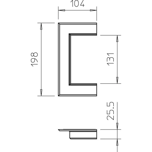 OBO Bettermann 6274820 Szerelési tartozék (Sz x Mé) 198 mm x 104 mm 1 db Tiszta fehér