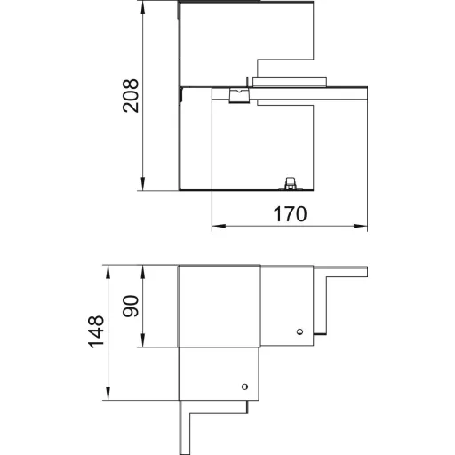 OBO Bettermann 6278140 Szerelési tartozék (Sz x Mé) 210 mm x 90 mm 1 db