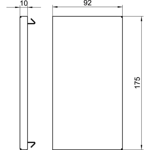 OBO Bettermann 6277770 Szerelési tartozék (Sz x Mé) 170 mm x 90 mm 1 db Tiszta fehér