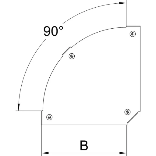 OBO Bettermann 7138570 Ív Fémes 1 db
