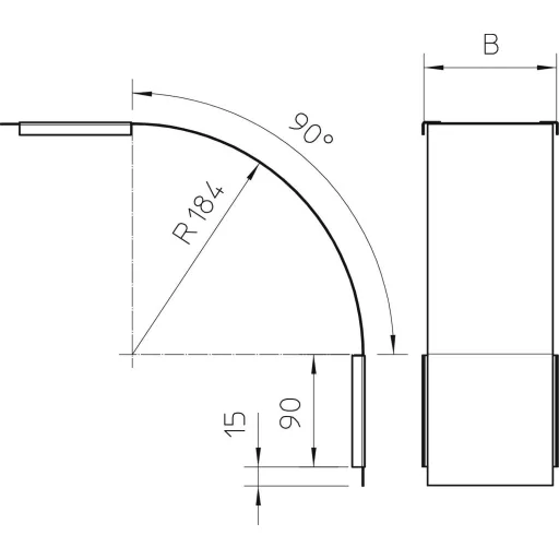 OBO Bettermann 7131640 Ív Fémes 1 db